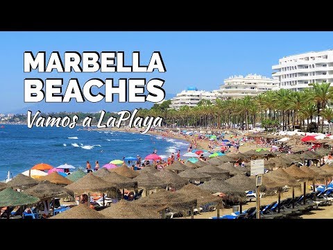 MARBELLA'S BEACHES / Costa del Sol / Spain Video