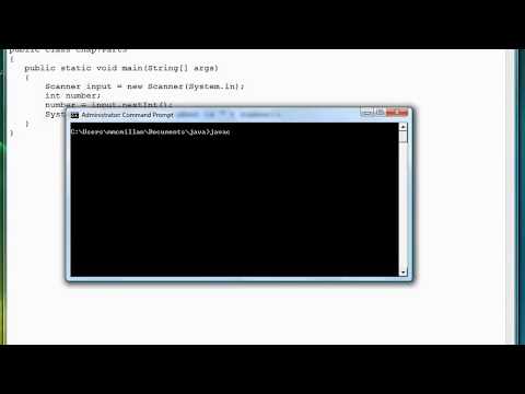 07 03 Using The Scanner To Input Numbers Java Training Beginners Java Programming