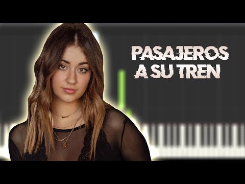 Lu Decker, Gonzalo Hermida - Pasajeros a su tren | Piano Tutorial / Partitura / Karaoke / MIDI
