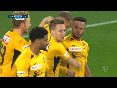 Guillaume Hoarau Goal St. Gallen VS Young Boys 3-3
