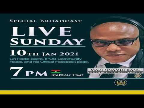 BIAFRA:Mazi Nnamdi Kanu's Message -Jan 10th 2021