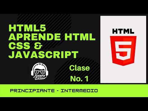 01 Clase Curso HTML5 Principiantes - Intermedio - Introducción (HEAD, TITLE, META, BODY, HTML)