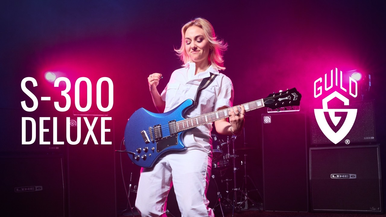 Guild S300 Deluxe - Neptune Blue Metallic