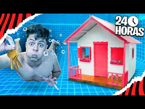 24 HORAS NA CASA DEBAIXO D’ÁGUA!