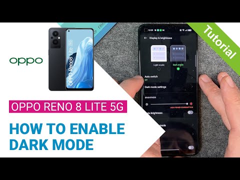 OPPO Reno8 Lite 5G - How to enable Dark Mode • 📱 • ⚫️ • 😎 • Tutorial