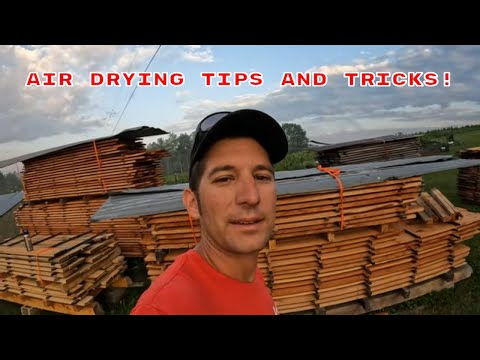 How to Air Dry Hardwood Lumber Like a Pro!