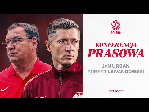 JAN URBAN I ROBERT LEWANDOWSKI NA KONFERENCJI PRASOWEJ REPREZENTACJI POLSKI (RETRANSMISJA) ⚪🔴