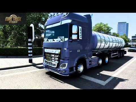 Düsseldorf (D) To Amsterdam (NL) | ETS2 Gameplay | DAF XF | Pro Mods