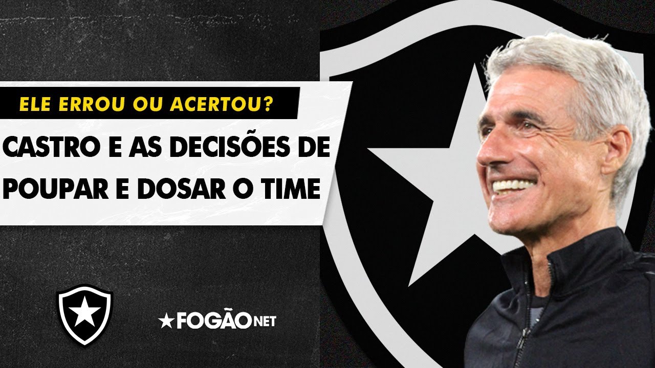 VÍDEO: Luís Castro acertou ou errou no Botafogo? Vitória com titulares e forma de poupar
