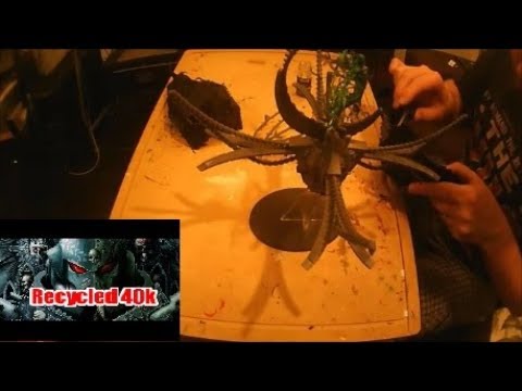 Necron tesseract vault built from an Obelisk