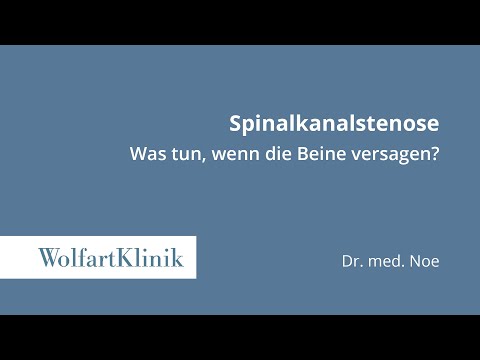 Spinalkanalstenose - Was tun, wenn die Beine versagen?
