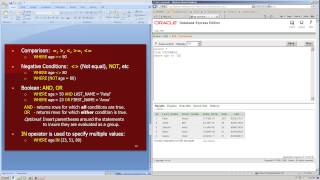 SQL SELECT statement database basics tutorial: learning, writing, using, examples 