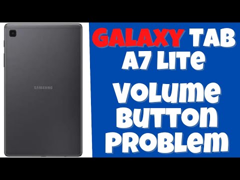 Samsung Volume Button Problem || How to Fix side volume buttons not working Galaxy Tab A7 lite