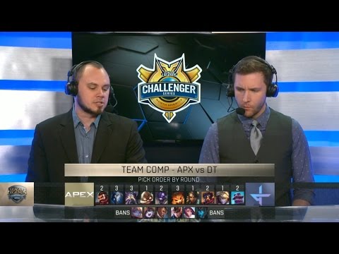APX vs DT Highlights Game 1 - Apex vs Dream Team - 2016 NA Challenger Spring