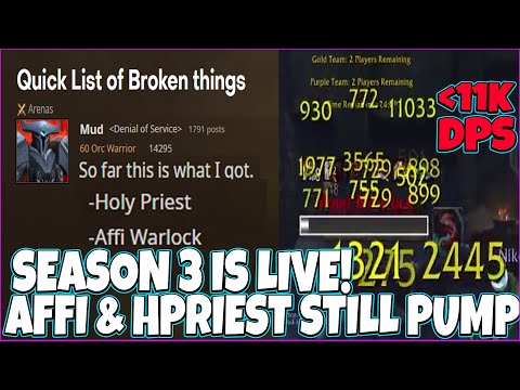 SEASON 3 IS LIVE! PEOPLE COMPLAIN ABOUT AFFLI LOCKS IS IT STILL BROKEN? DEATHBOLT "ONESHOTS" 9.2