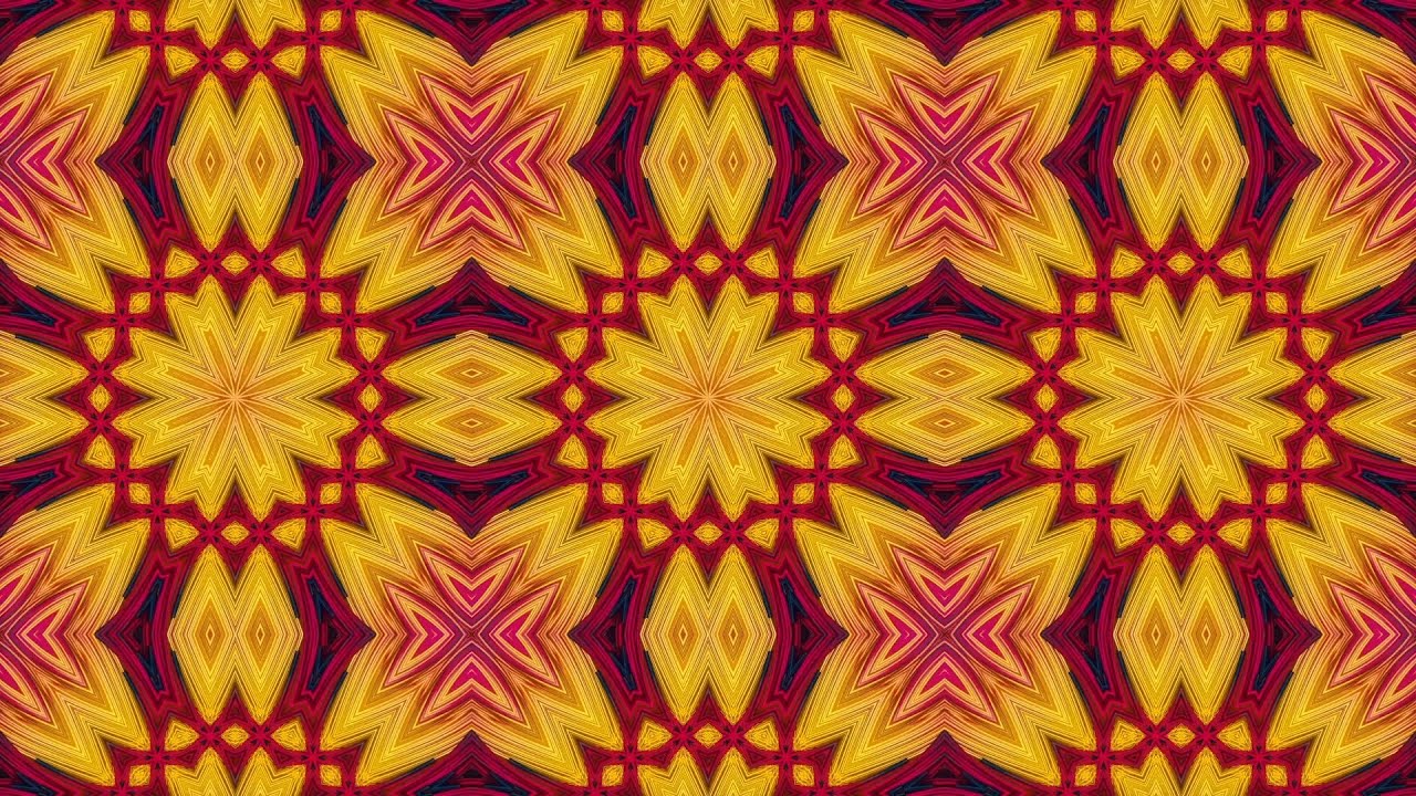 VJ Loop #52 Kaleidoscope Video Background Screensaver 1 Min