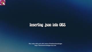 Download the video "Tutorial 3 Import .json file into OBS"