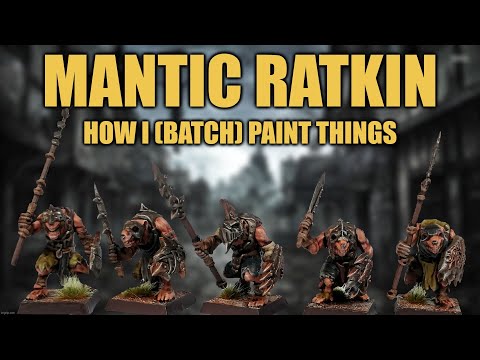 Paint and Review: Mantic's Ratkin Infantry [How I Paint Things]