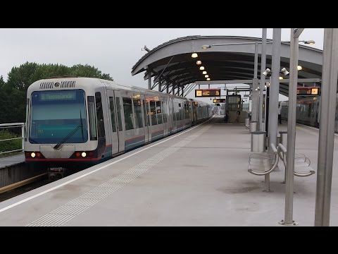 RET Metro 3*Type S & 3*Type B op Pernis richting Nesselande & De Akkers