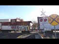 BNSF 3746 Pittsburg Local With ATSF Caboose West I St Railroad Crossing Antioch CA