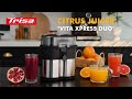Trisa Zitruspresse Vita Xpress Duo Schwarz/Silber