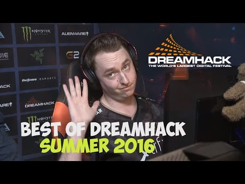 BEST OF DreamHack ZOWIE Summer 2016 ( funny moments, fails)