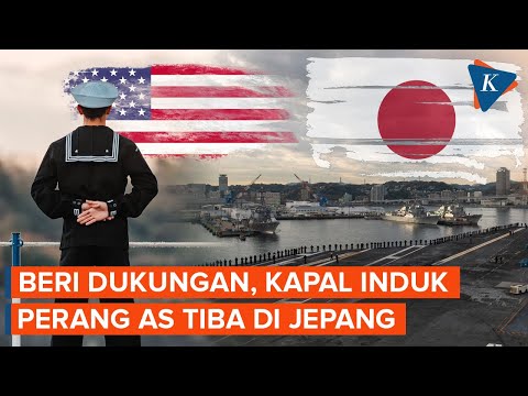 Kapal Induk Perang AS Tiba di Jepang, "Balas Ancam" Jet China-Rusia di Asia Timur?