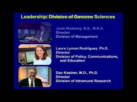 NHGRI Reorganization Announcement - Eric Green