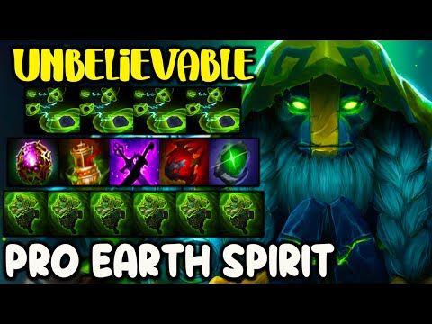 UNBELIEVABLE PRO EARTH SPIRTI - MOST INTENSE TEAM FIGHT - DOTA 2 GAMEPLAY
