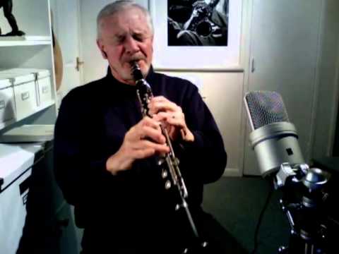 Burgundy Street Blues Jazz Improvisation on Clarinet
