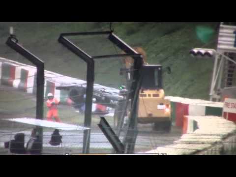Jules Bianchi crash at Suzuka 2014