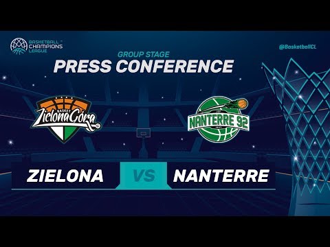 Stelmet Zielona Gora v Nanterre 92 - Press Conference - Basketball Champions League 2017-18