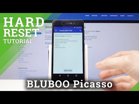 Factory Reset BLUBOO Picasso – Delete All Content & Settings