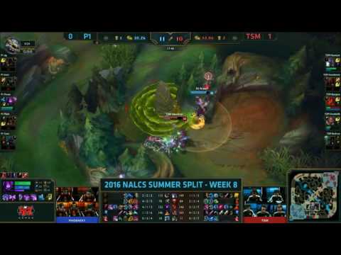 TSM vs Phoenix1 Highlights Game 2, W8 D2 NA LCS Summer 2016 S6, TSM vs P1 G2