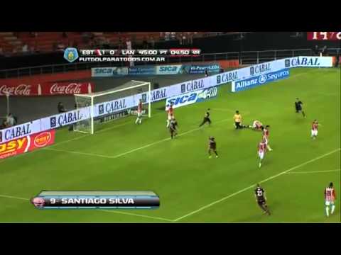 Gol de Silva Estudiantes 1-Lanús 1 Fecha 3 Torneo Final 2014 Fútbol Para Todos