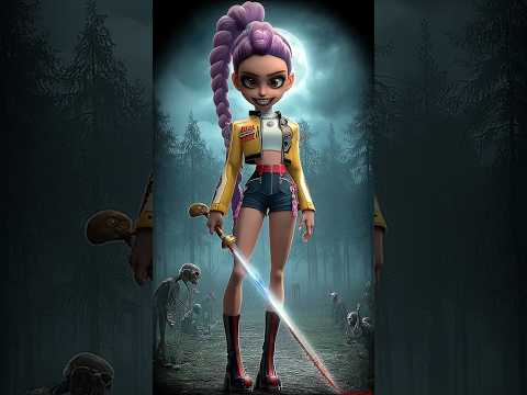 Horror version of The KPop Demon Hunters characters. #horror  #scary  #creepy