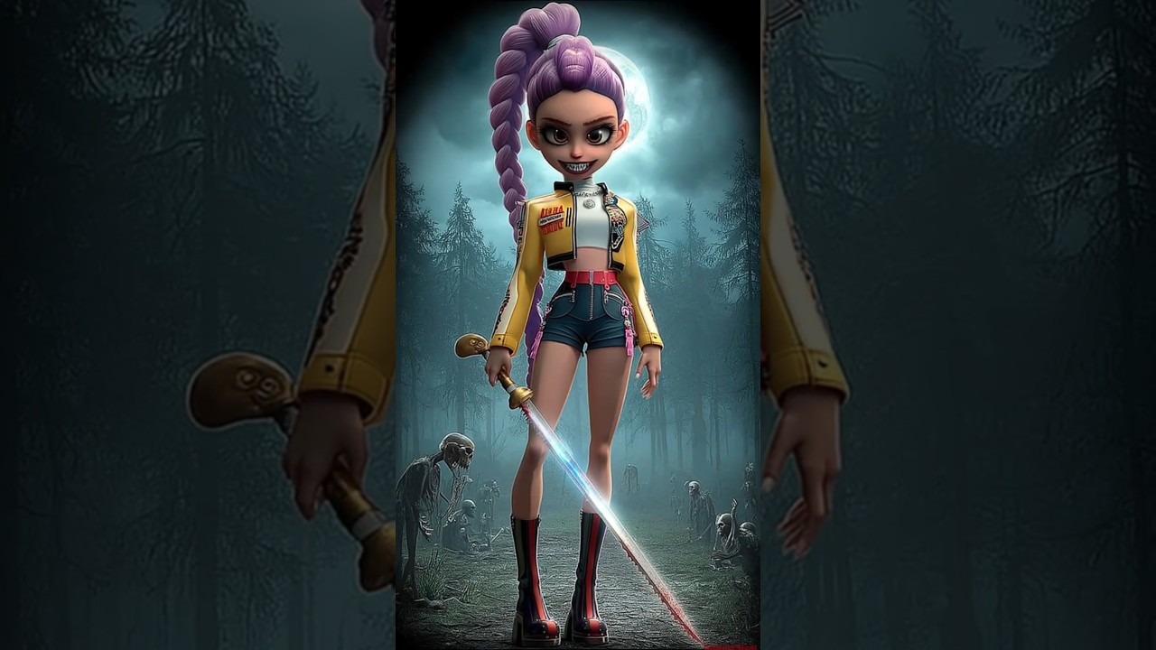 Horror version of The KPop Demon Hunters characters. #horror  #scary  #creepy