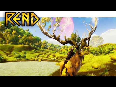 Fastest Mount in the Game - Rend Survival Gameplay Part 18 (Taming a Stag & Goliath Arachnix Spider)