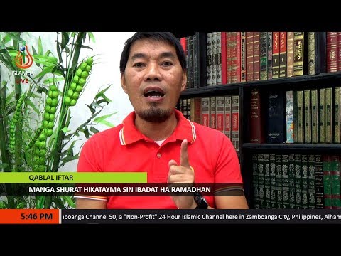 Manga Shurut Hikatayma sin Ibadat ha Ramadhan (Tausug)