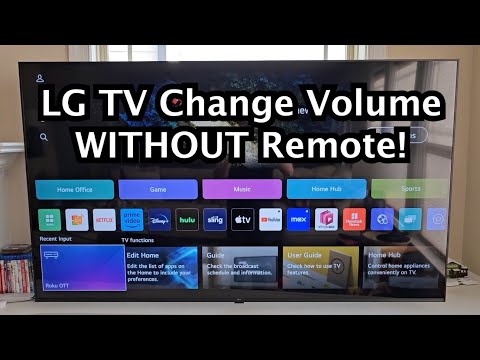LG Smart TV - How to Change Volume Without Remote!