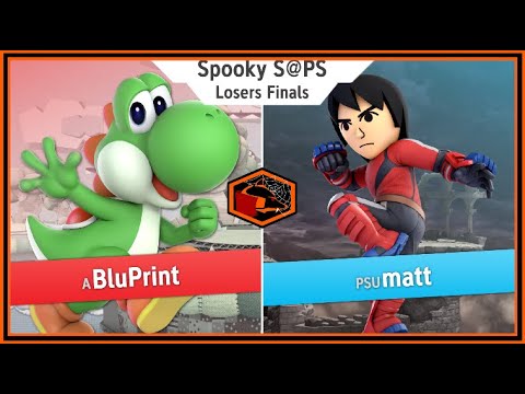 Spooky S@PS Ultimate Singles - A | BluPrint(Yoshi) vs PSU | matt(Brawler) Losers Finals