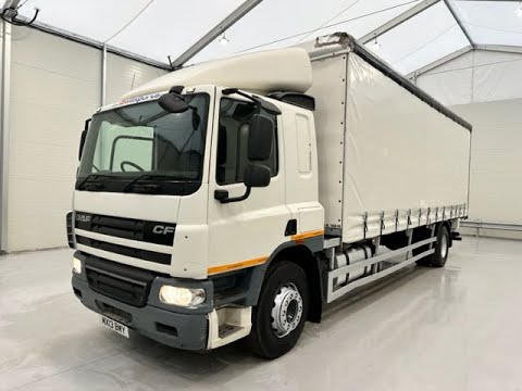 MX13 BWY - DAF CF65 220 Sleeper Cab Curtainsider | Law Truck Centre UK