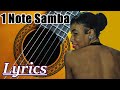 Betty Carter - One Note Samba | Lyrics
