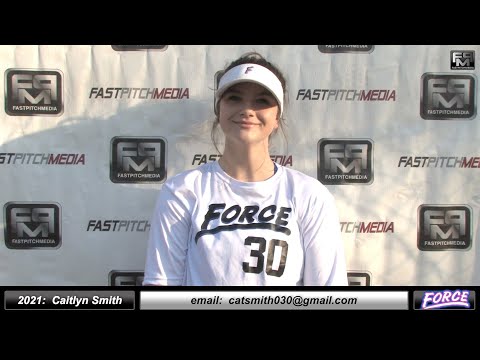 2021 Caitlyn Smith Committed University of La Verne Pitcher Softball Skills Video - Fresno Force