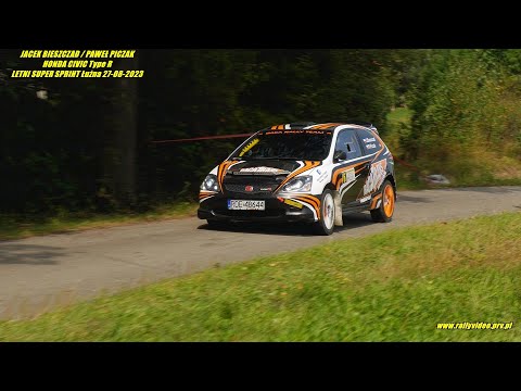 JACEK BIESZCZAD / PAWEŁ PICZAK - HONDA CIVIC Type R - LETNI SUPER SPRINT Łużna 27-08-2023