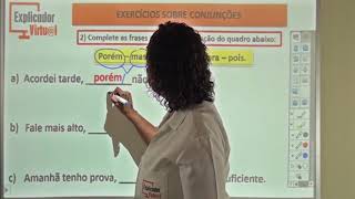 Conjunções - Exercícios -  Português
