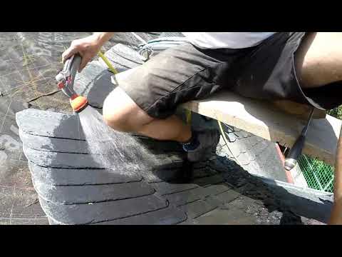 Abkühlen auf dem Schieferdach - Schieferdecker aus Karlsruhe