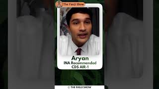 Why to Join the Armed Forces ? | CDS AIR-1 Aryan shares his opinion on choosing careers 🙌