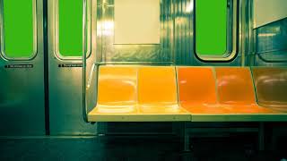 Subway Car Green Screen With Sound