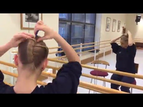 How do Royal Ballet School Students do their hair?